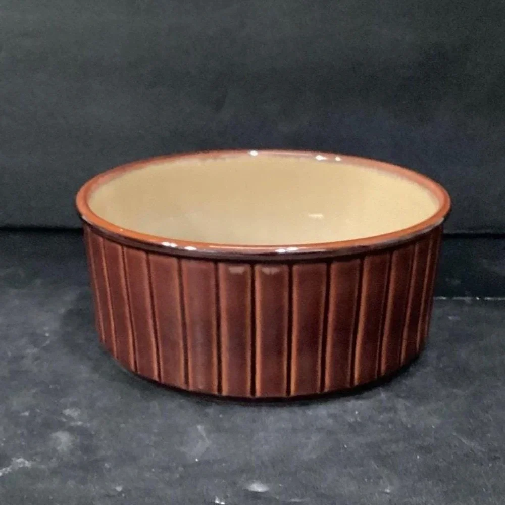 Sango Nova Brown Casserole Dish #4933, No Lid, Oven‎ Proof Ceramic Bakeware